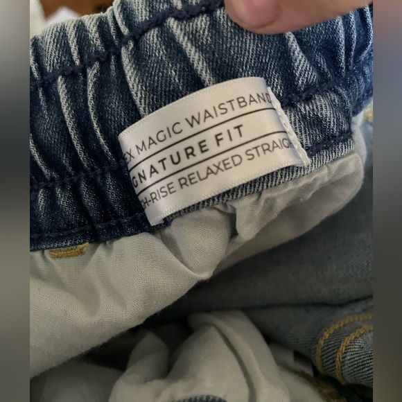 Lane Bryant Flex Magic Waistband signature high rise relaxed straight cropped - Picture 5 of 7